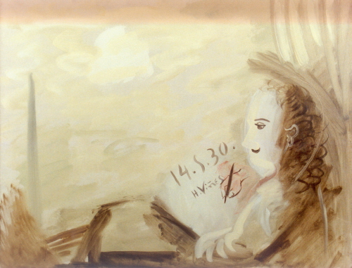 154 personnage sur la terrasse