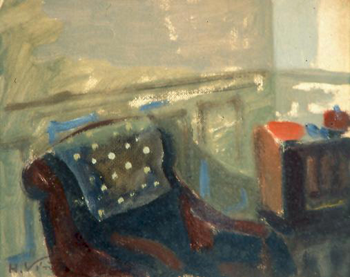 227 le fauteuil bleu