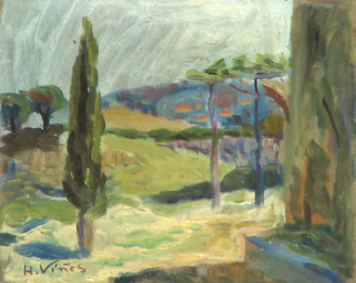 233 paysage au cypr�s