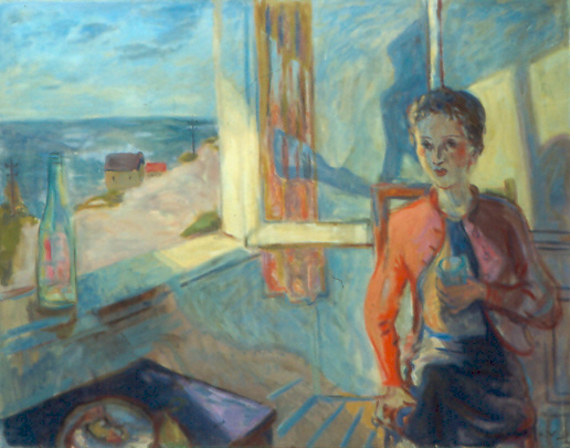 250 femme � la fen�tre