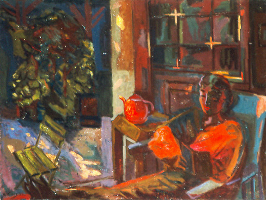 254 lecture sous la v�randa 2 nuit