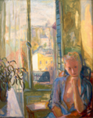 290 femme � la fen�tre