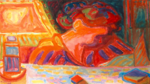 Lecture sous la lampe 02