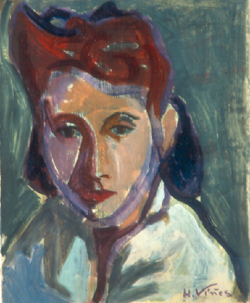 Jeune femme � la chemise blanche