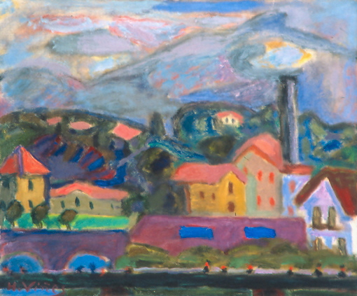 Paysage basque � la fabrique