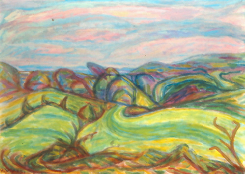 Les pr�s verts (Saint-Flour)