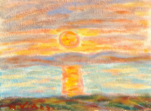 Le coucher du soleil